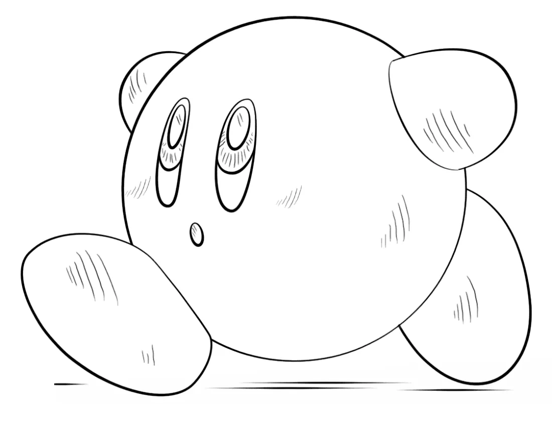 Dibujos para colorear e imprimir Kirby