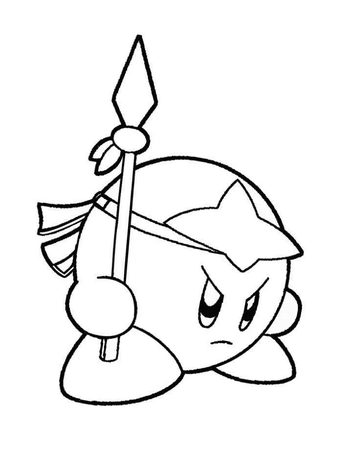 Dibujos para colorear e imprimir Kirby