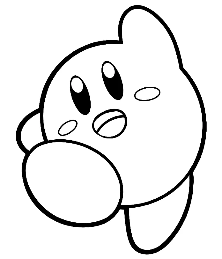 Dibujos para colorear e imprimir Kirby