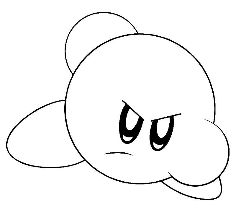 Dibujos para colorear e imprimir Kirby