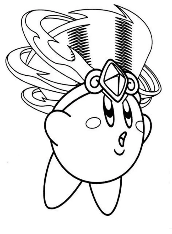 Dibujos para colorear e imprimir Kirby