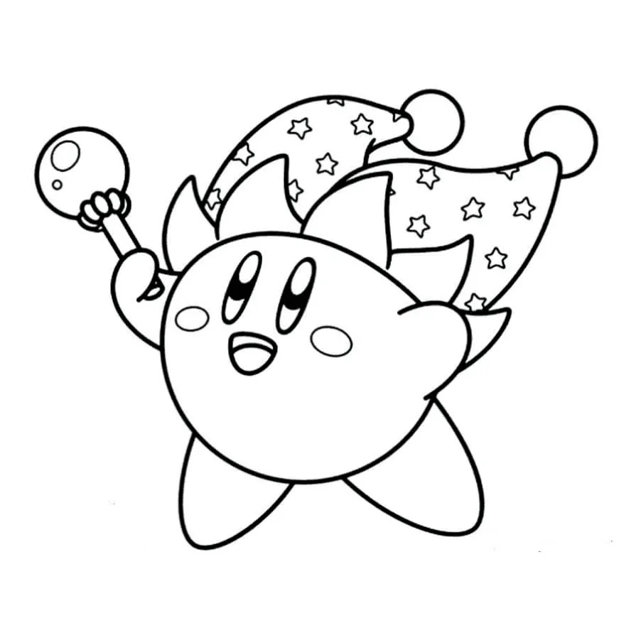 Dibujos para colorear e imprimir Kirby