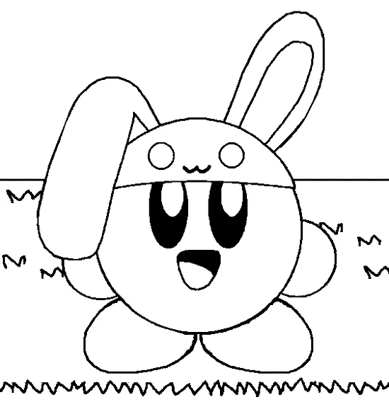 Dibujos para colorear e imprimir Kirby