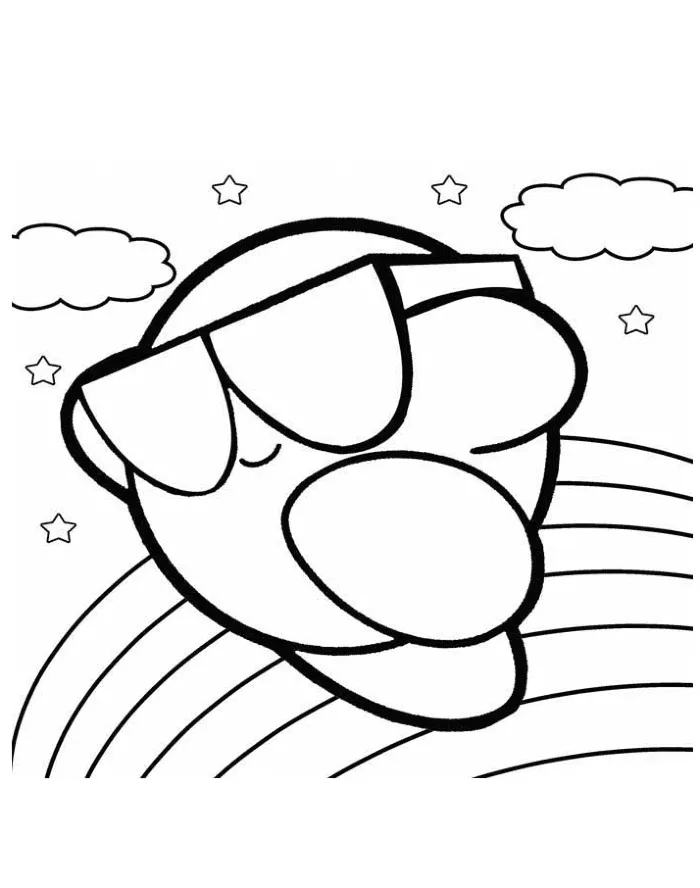 Dibujos para colorear e imprimir Kirby