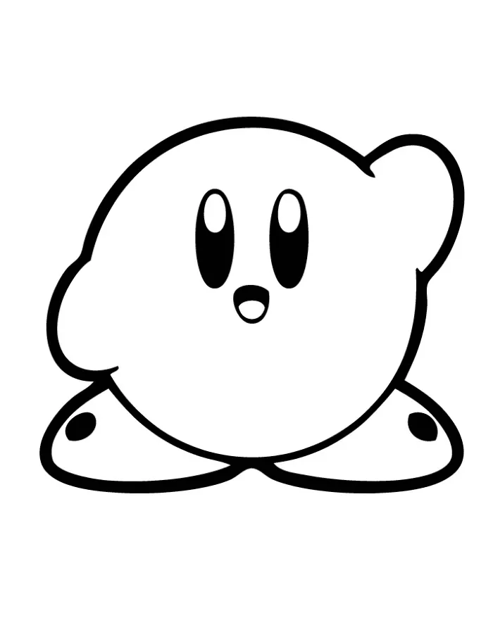 Dibujos para colorear e imprimir Kirby