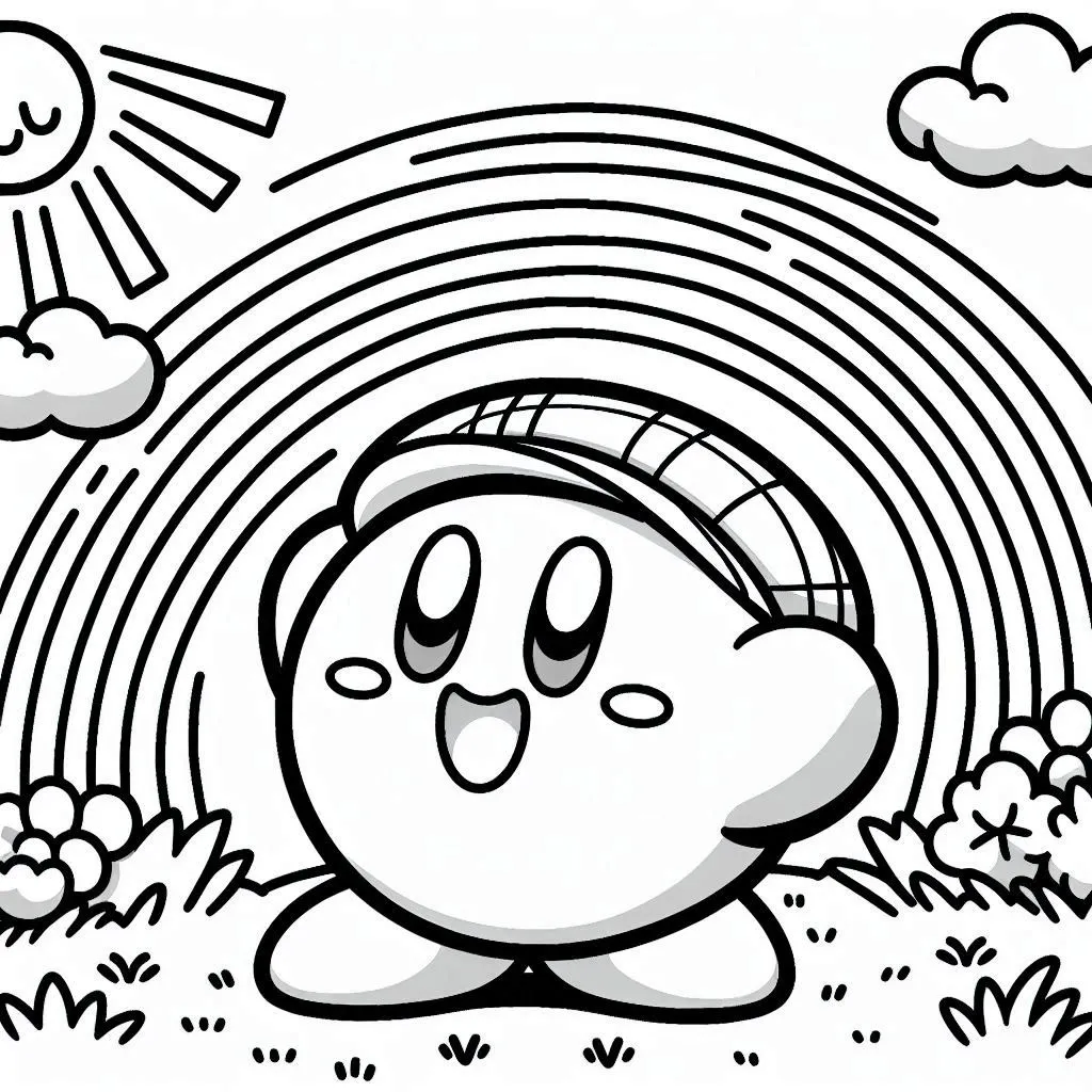 Dibujos para colorear e imprimir Kirby