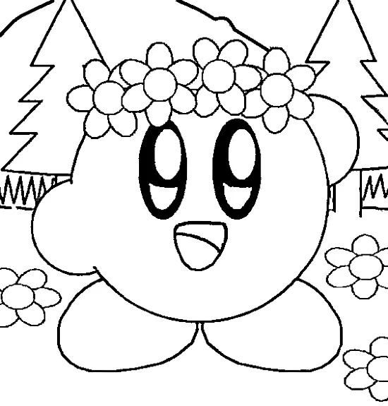 Dibujos para colorear e imprimir Kirby