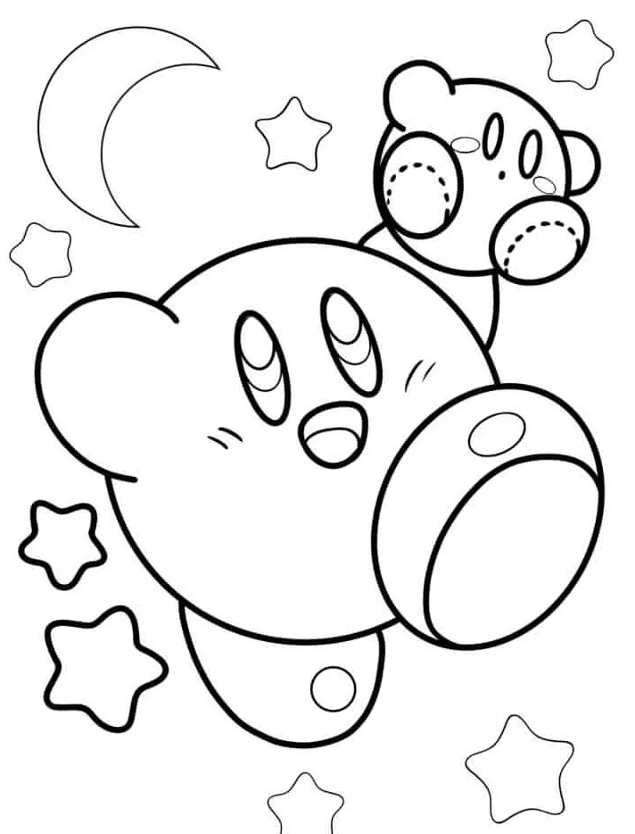 Dibujos para colorear e imprimir Kirby