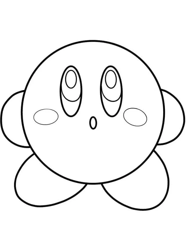 Dibujos para colorear e imprimir Kirby