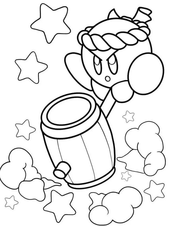 Dibujos para colorear e imprimir Kirby