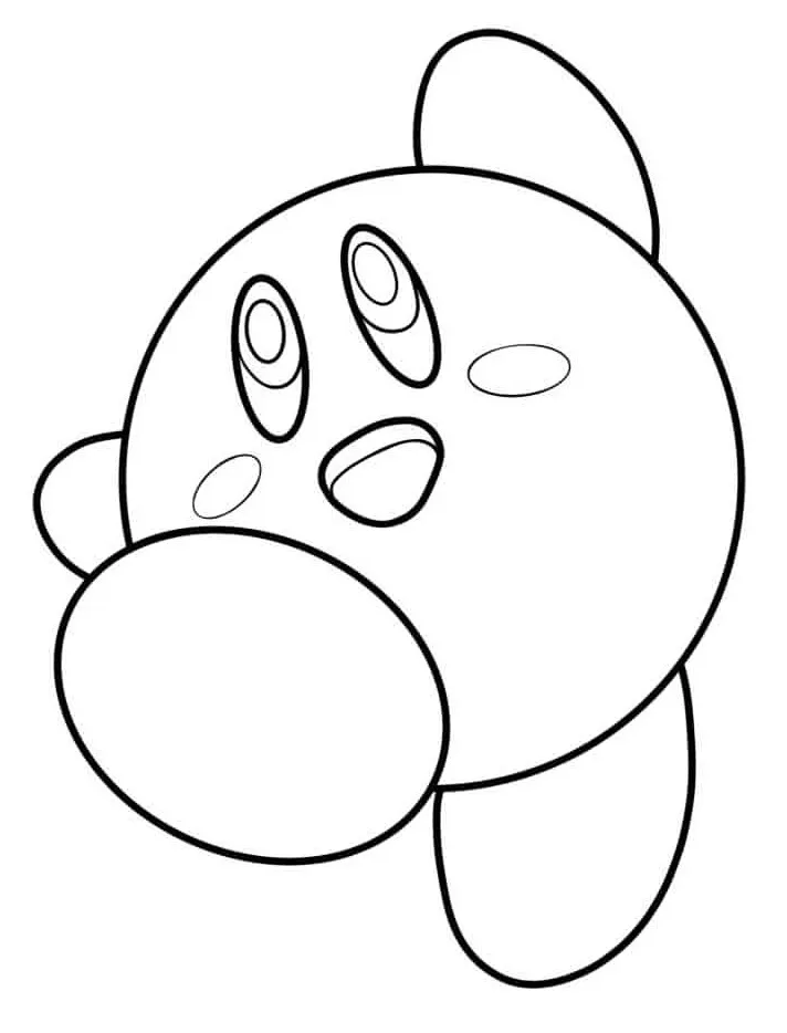 Dibujos para colorear e imprimir Kirby