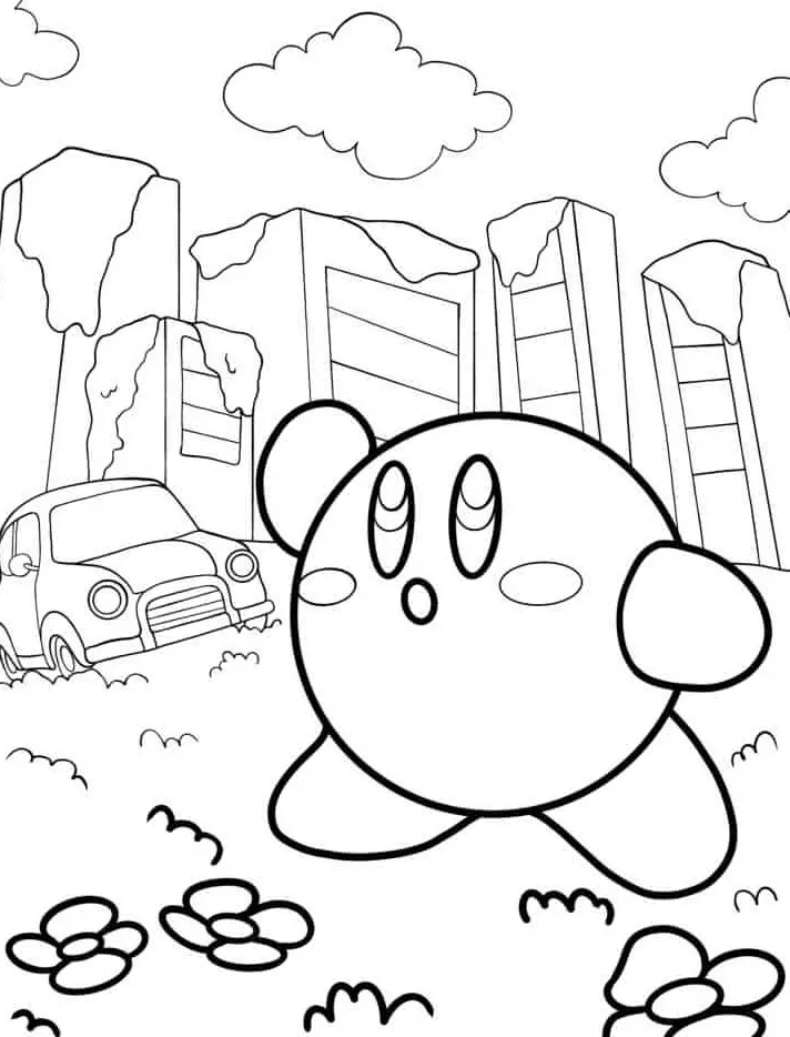 Dibujos para colorear e imprimir Kirby