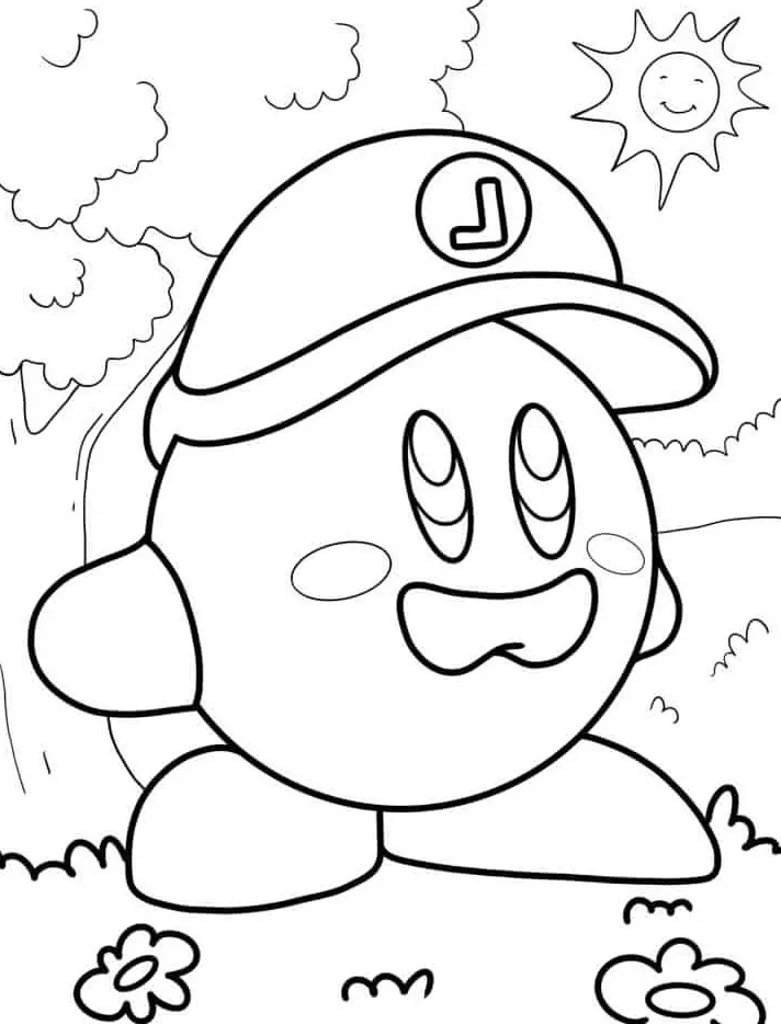 Dibujos para colorear e imprimir Kirby