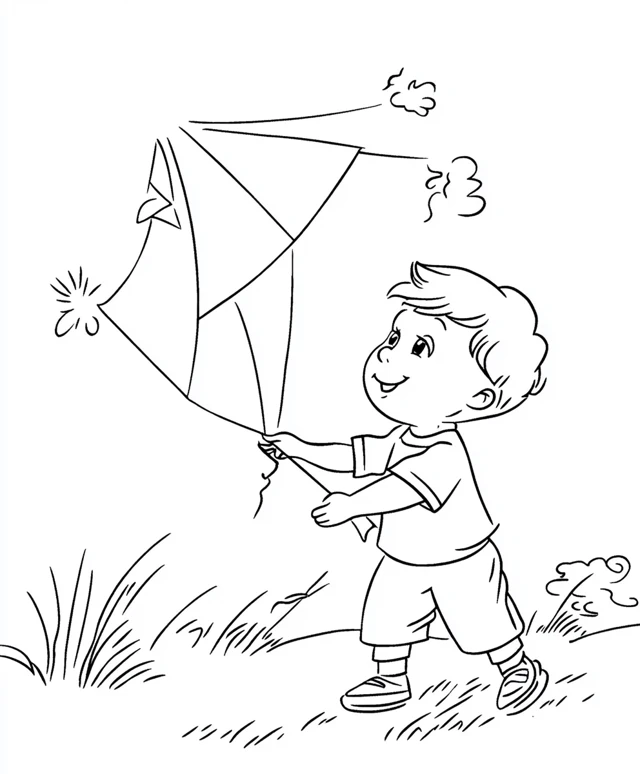 Dibujos para colorear e imprimir Kites