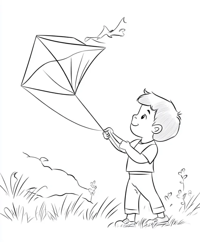 Dibujos para colorear e imprimir Kites