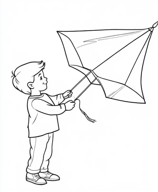 Dibujos para colorear e imprimir Kites