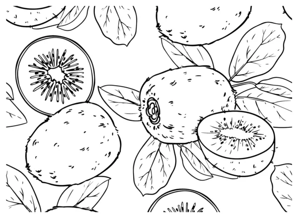 Dibujos para colorear e imprimir Kiwi