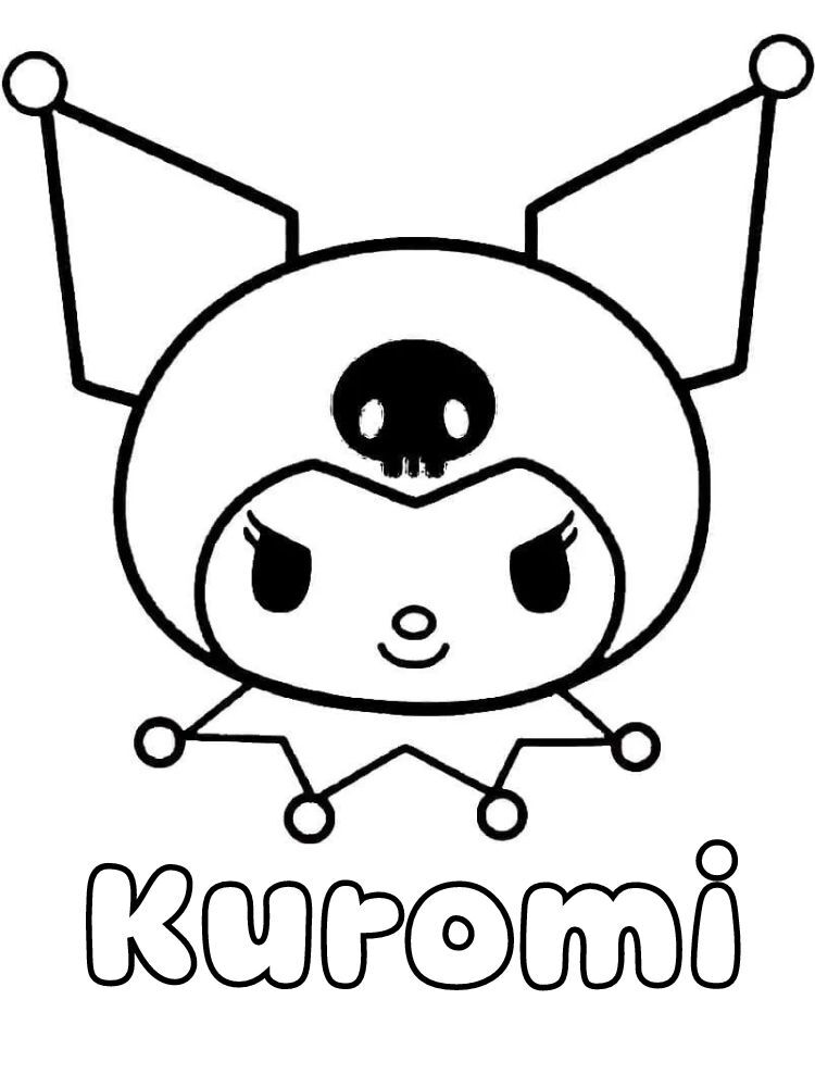 Dibujos para colorear e imprimir Kuromi