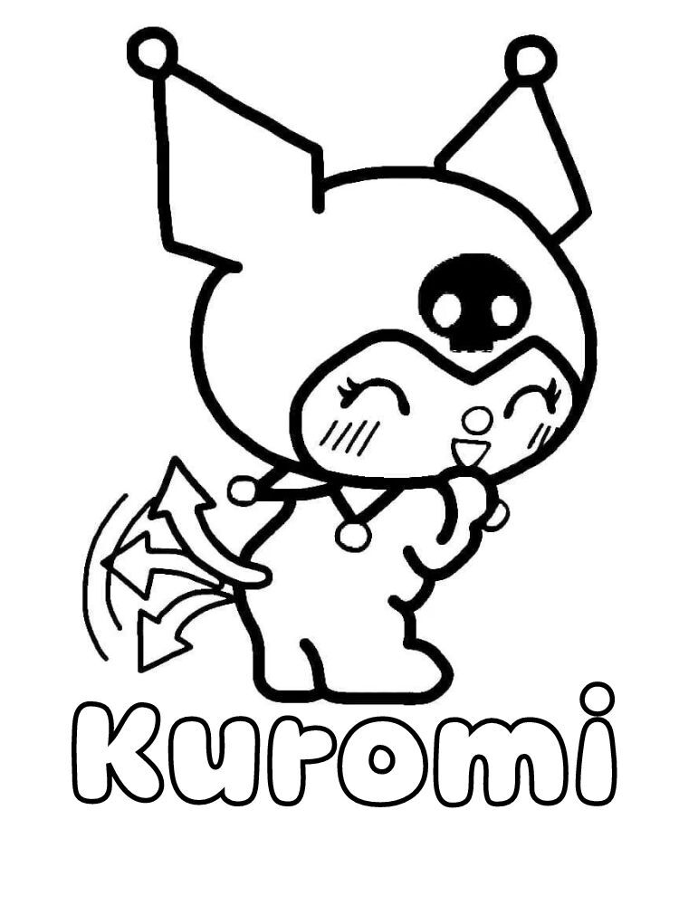 Dibujos para colorear e imprimir Kuromi