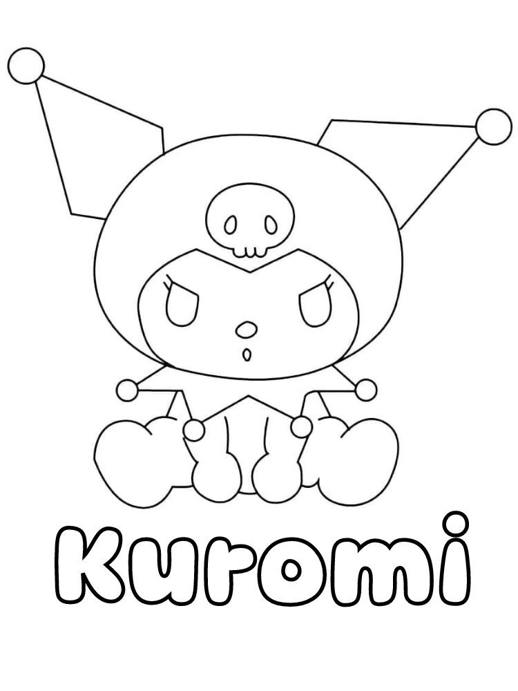 Dibujos para colorear e imprimir Kuromi