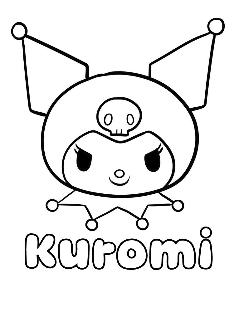 Dibujos para colorear e imprimir Kuromi