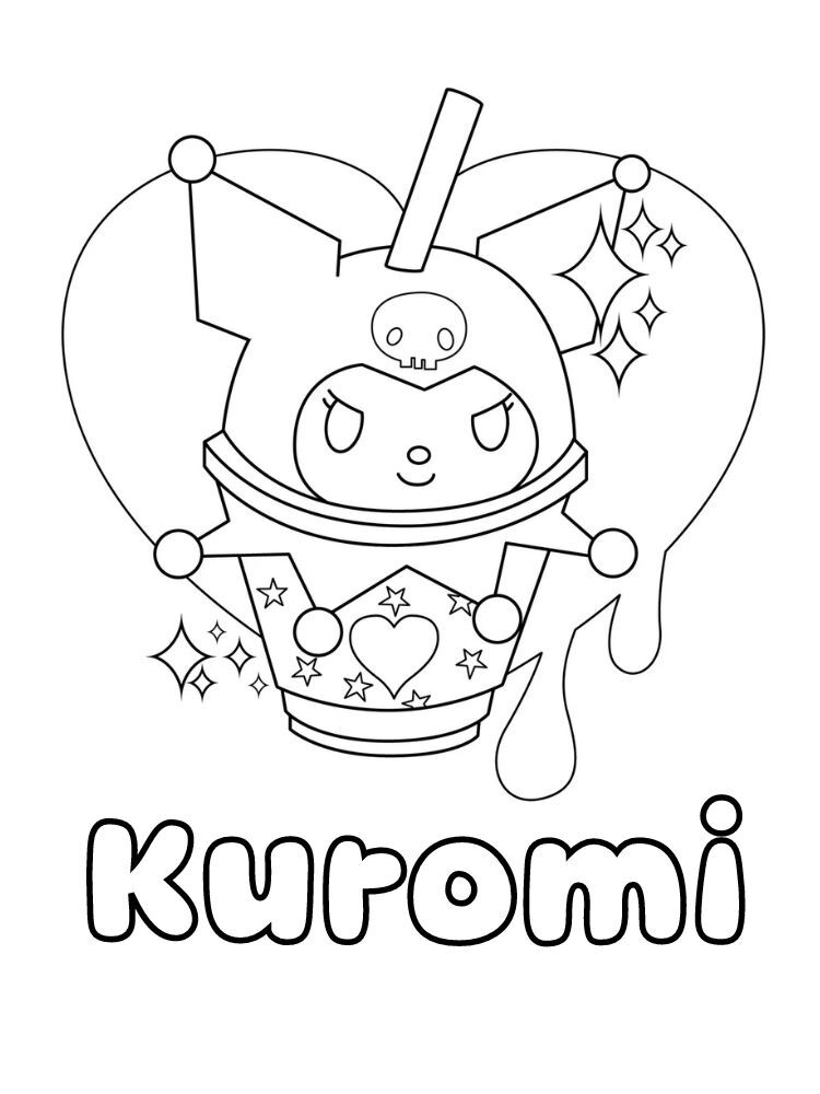 Dibujos para colorear e imprimir Kuromi