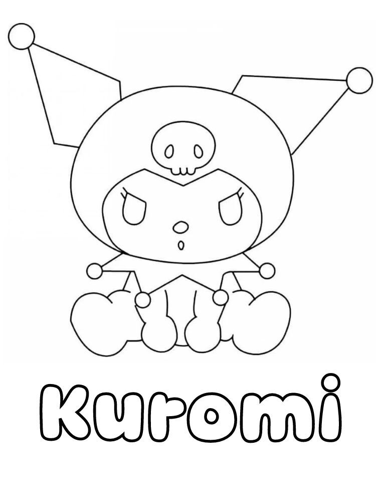 Dibujos para colorear e imprimir Kuromi