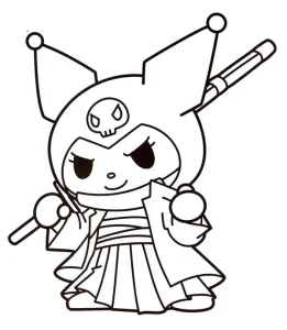 Kuromi coloring pages 90