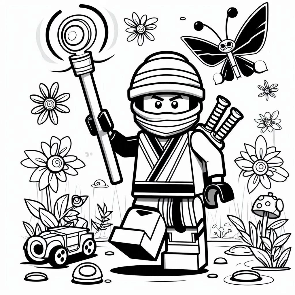 Dibujos para colorear e imprimir Lego