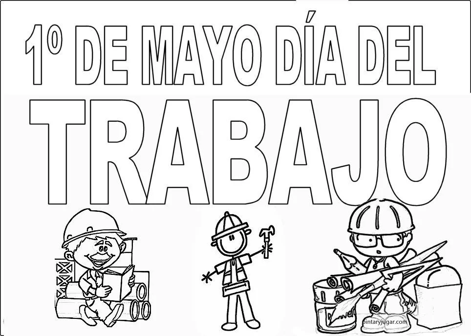 Dibujos para colorear e imprimir Labor Day