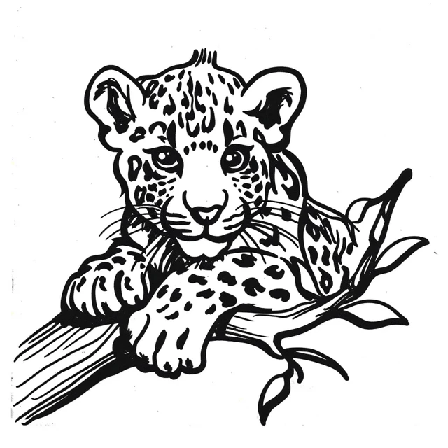 Dibujos para colorear e imprimir Leopard