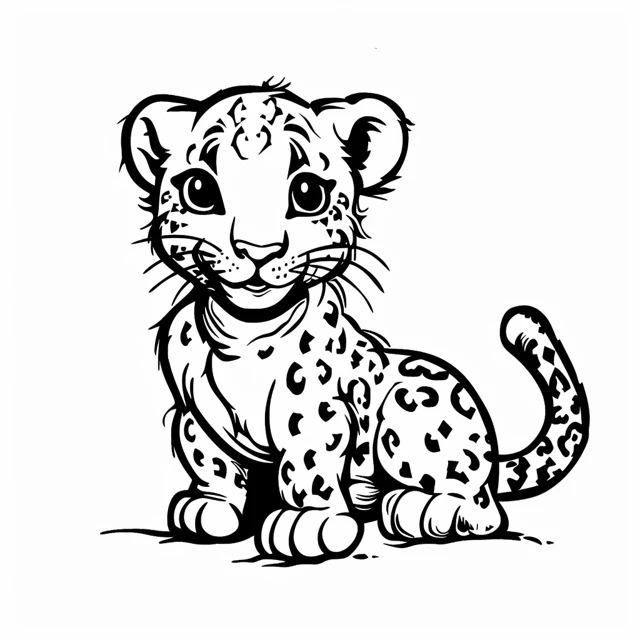 Dibujos para colorear e imprimir Leopard