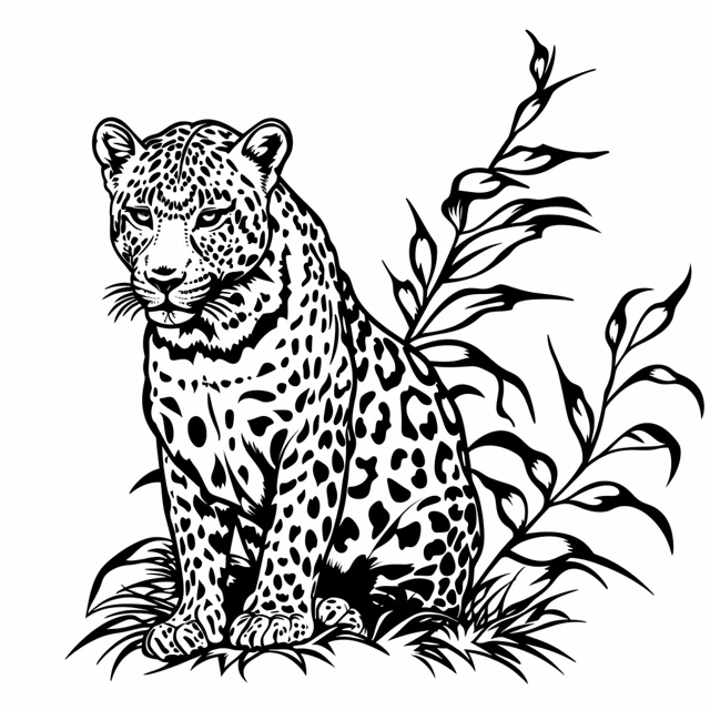 Dibujos para colorear e imprimir Leopard