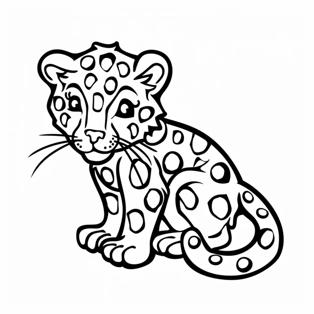 Dibujos para colorear e imprimir Leopard