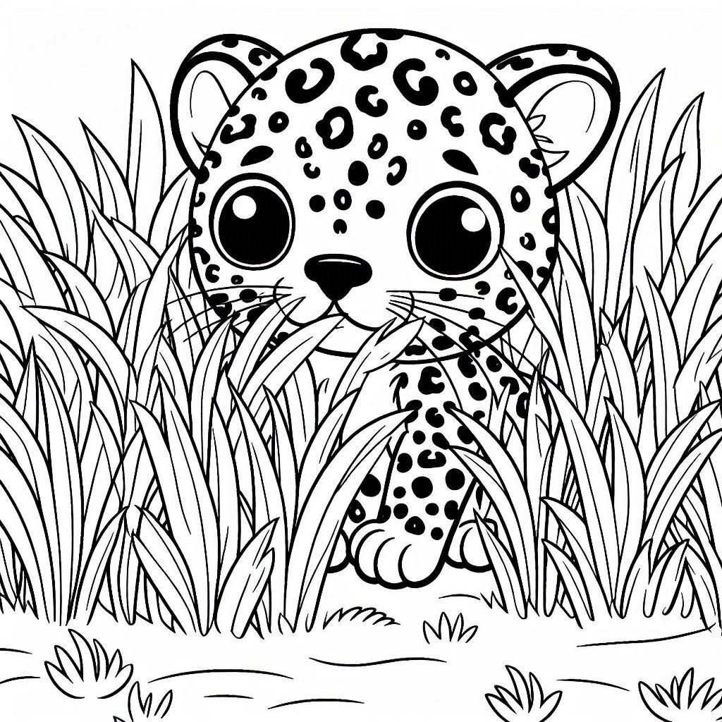 Dibujos para colorear e imprimir Leopard