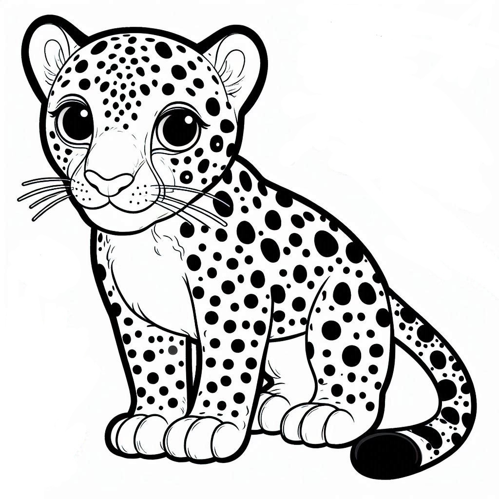 Dibujos para colorear e imprimir Leopard