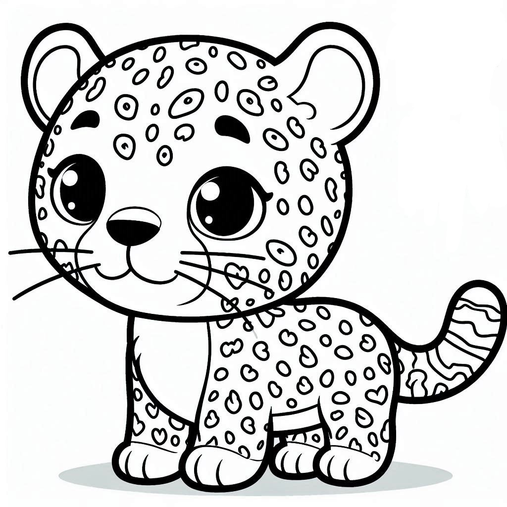 Dibujos para colorear e imprimir Leopard