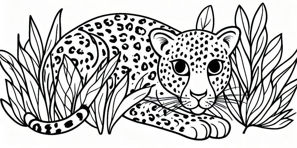 Dibujos para colorear e imprimir Leopard