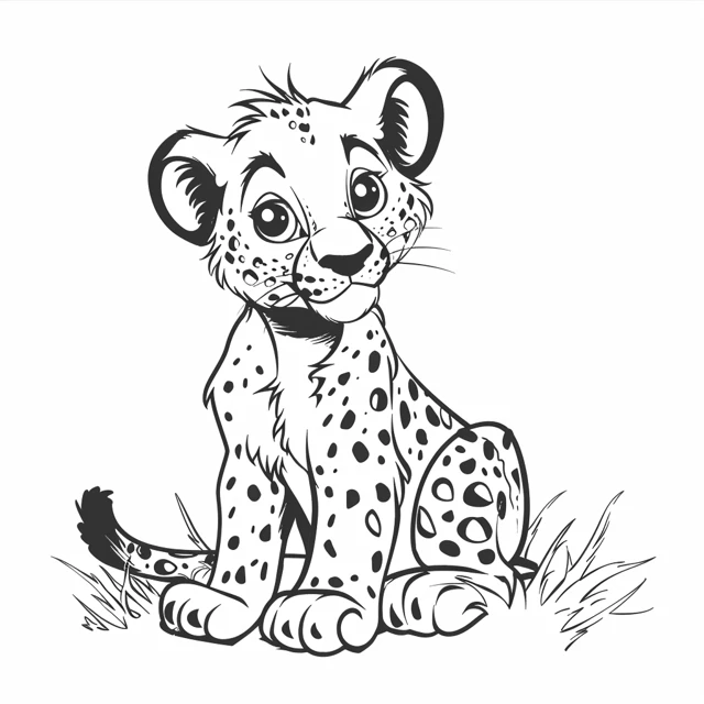 Dibujos para colorear e imprimir Leopard