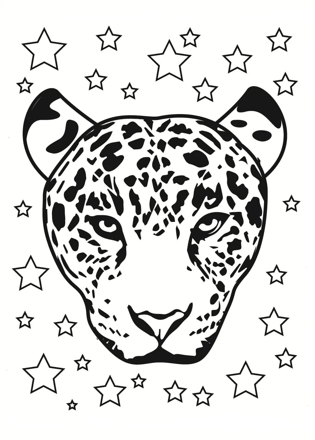 Dibujos para colorear e imprimir Leopard