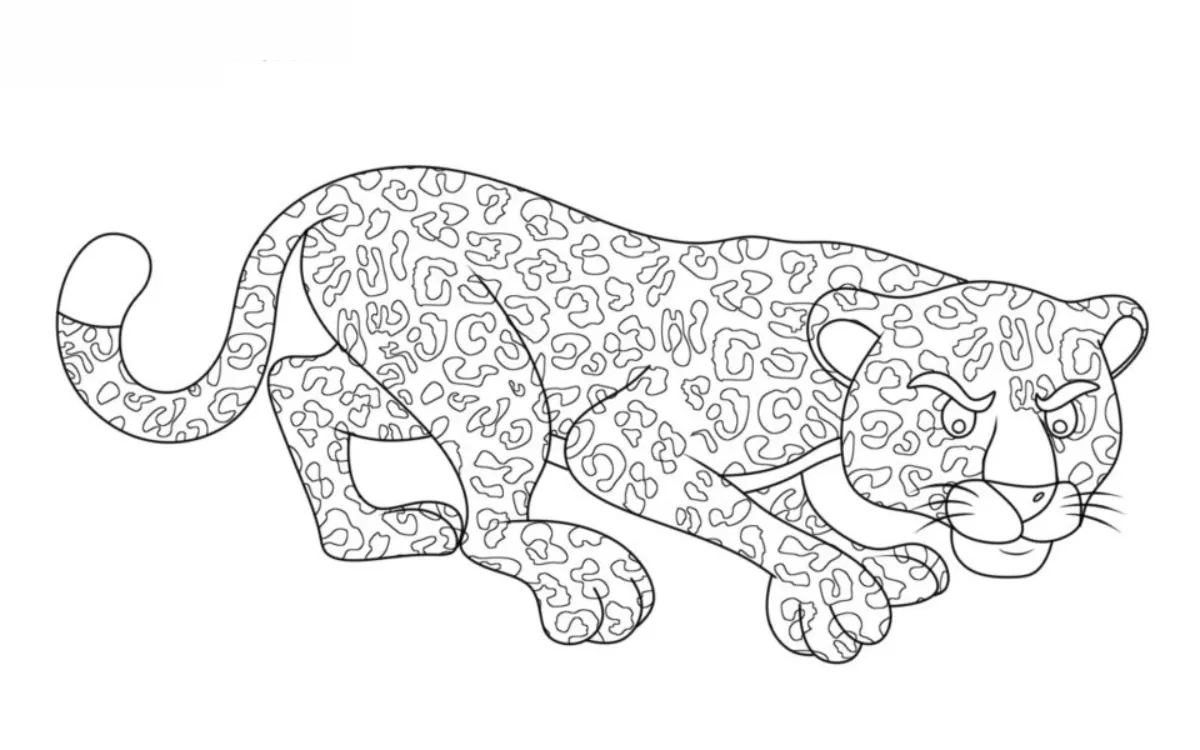 Dibujos para colorear e imprimir Leopard