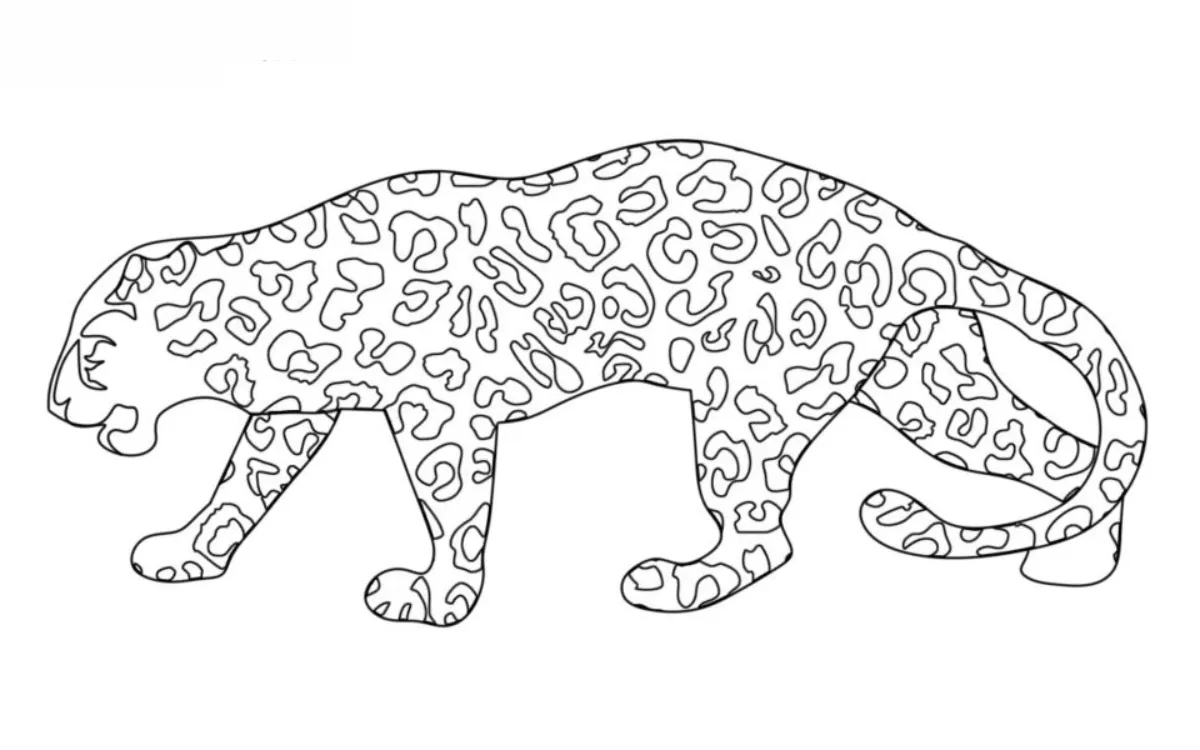 Dibujos para colorear e imprimir Leopard