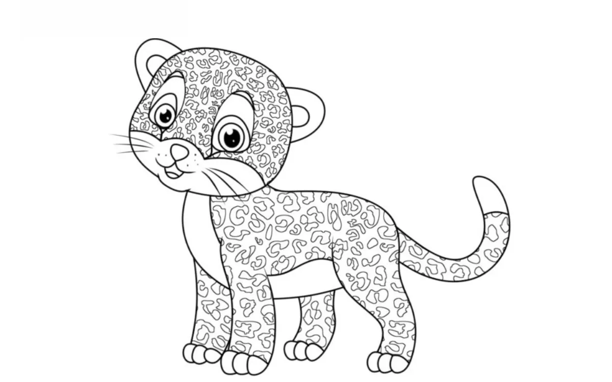 Dibujos para colorear e imprimir Leopard