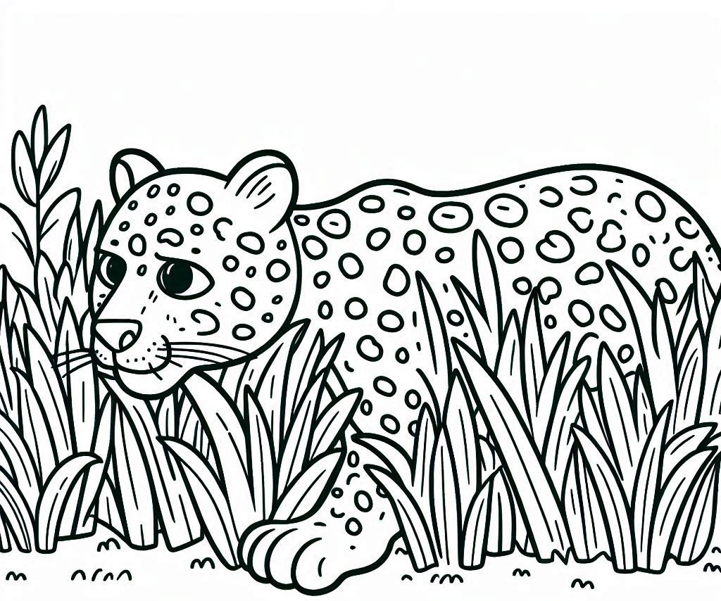 Dibujos para colorear e imprimir Leopard