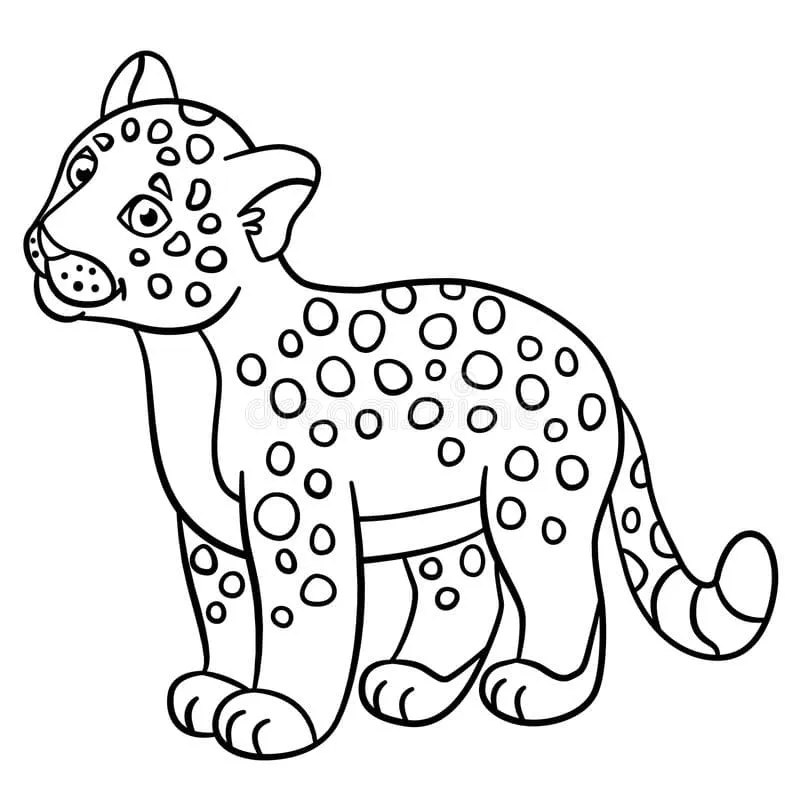 Dibujos para colorear e imprimir Leopard