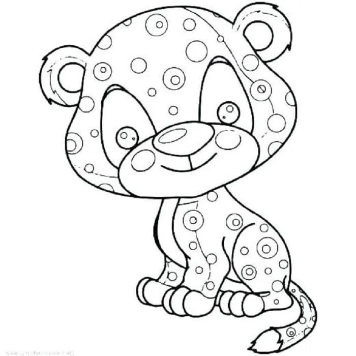 Dibujos para colorear e imprimir Leopard