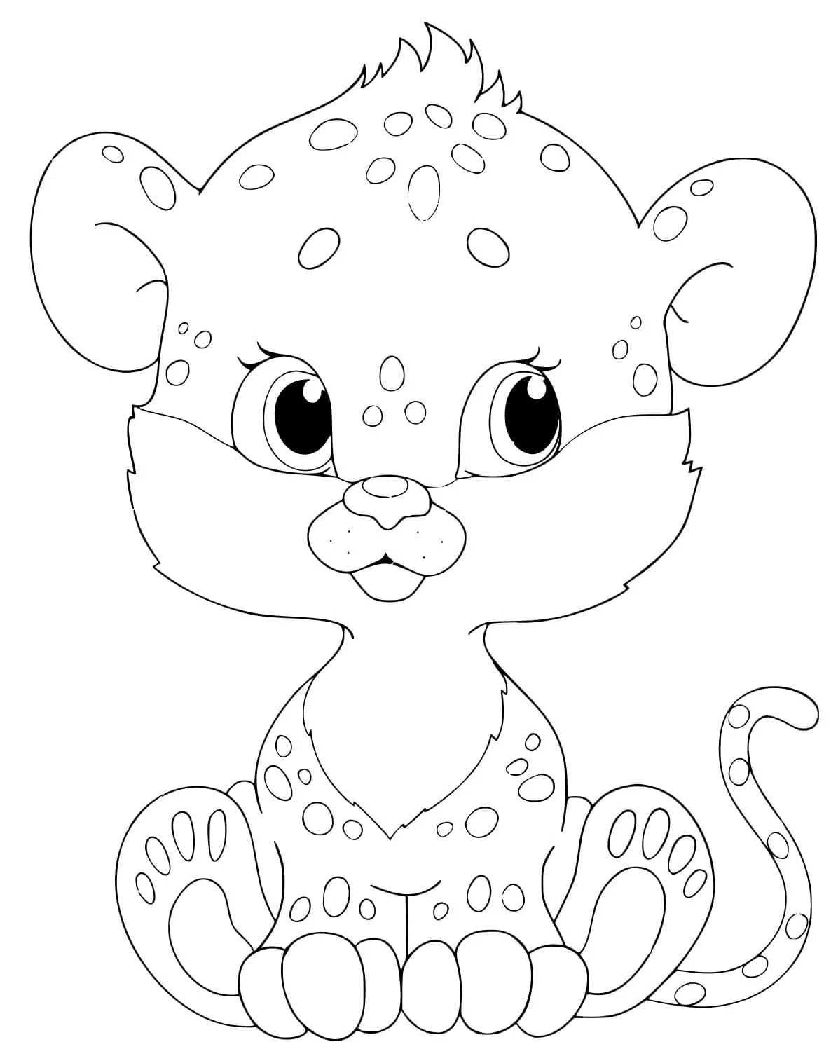 Dibujos para colorear e imprimir Leopard