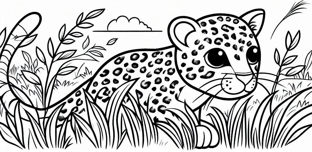 Dibujos para colorear e imprimir Leopard