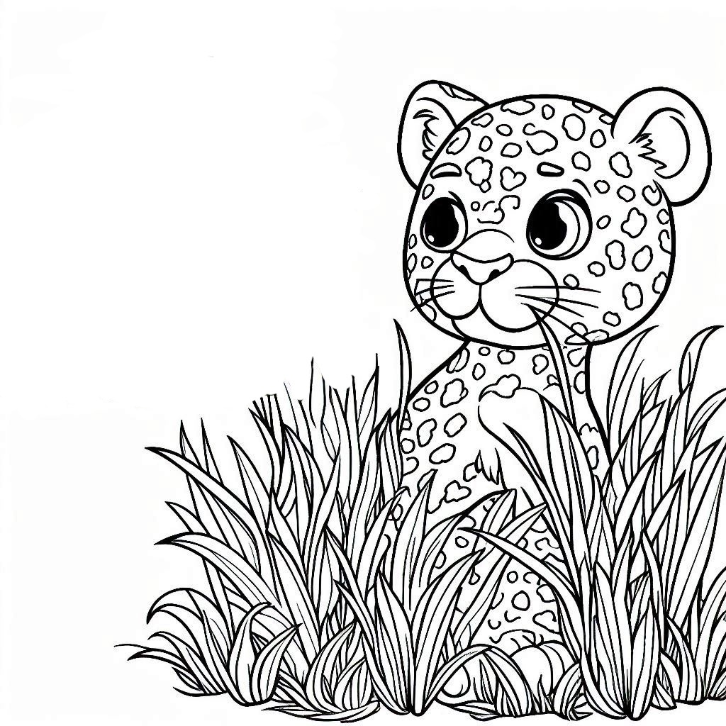 Dibujos para colorear e imprimir Leopard