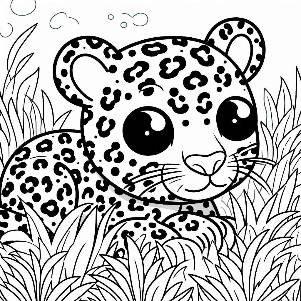 Dibujos para colorear e imprimir Leopard